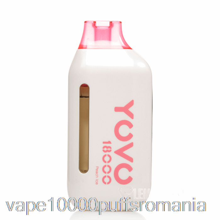 Vape Romania Yovo Ultra 18000 Gheata De Piersici De Unica Folosinta
